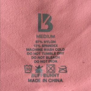 Buff bunny pink Luna leggings